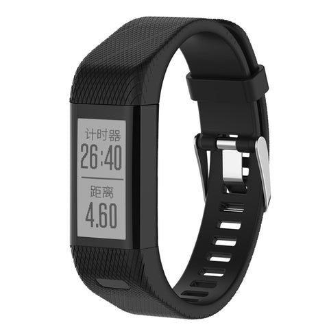 Cinturino in silicone Smart Watch per Garmin Vivosmart HR+