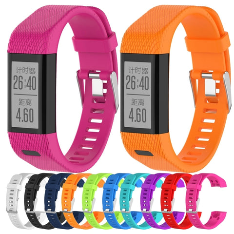 Cinturino in silicone Smart Watch per Garmin Vivosmart HR+
