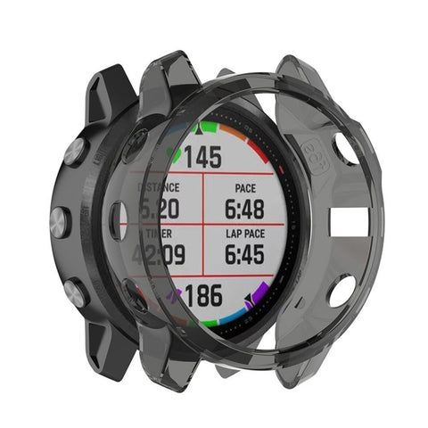Pour la protection de la montre intelligente en TPU a mezza copertura Garmin Fenix ​​6s, Pour Garmin Fenix ​​6s