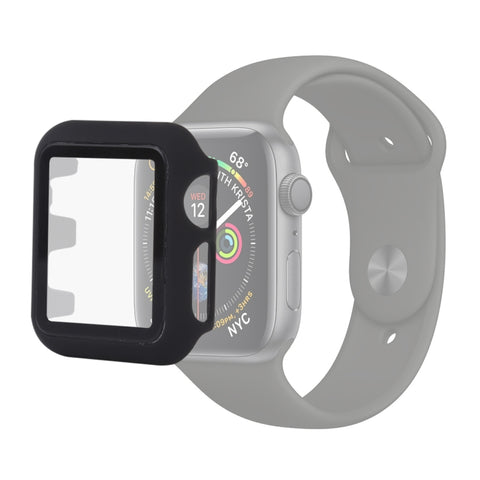 Étui de protection en PC + verre pour Apple Watch séries 3, 2 et 1 42 mm, 42 mm