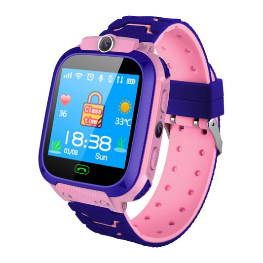 Smartwatch Q12 con schermo a colori da 1,44 pollici per bambini, non impermeabile, supporto posizionamento LBS / composizione bidirezionale / SOS / monitoraggio vocale / APP Setracker