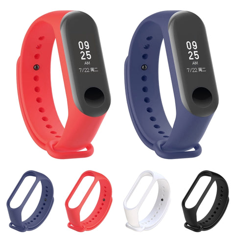 Cinturino per orologio in silicone 2 in 1 con pellicola per schermo in TPU per Xiaomi Mi Band 3