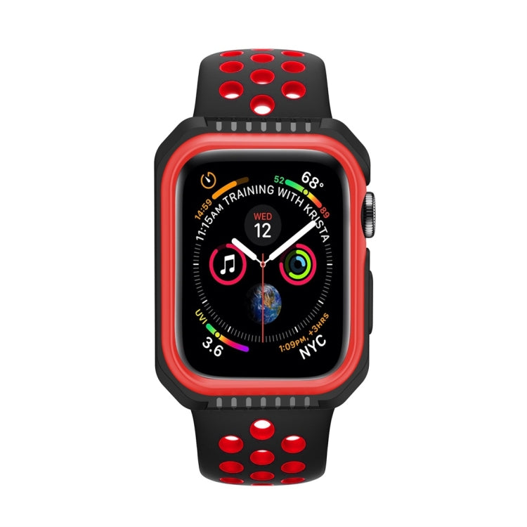 Smart Watch Shockproof Two Color Protective Case For Apple Watch Series 3 / 2 / 1 38mm, For Apple Watch Series 3 / 2 / 1 38mm (Black Red)               ...