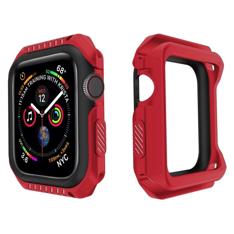 Smart Watch Shockproof Two Color Protective Case For Apple Watch Series 3 / 2 / 1 38mm, For Apple Watch Series 3 / 2 / 1 38mm (Black Red)               ...