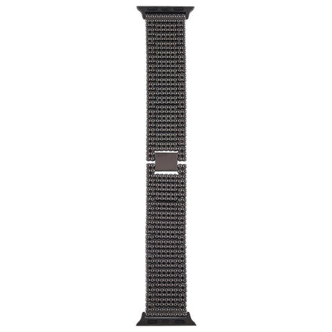 Per Apple Watch Serie 7 41mm / 6 e SE e 5 e 4 40mm / 3 e 2 e 1 38mm Cinturino da polso in acciaio inossidabile con nove perline, For Apple Watch Series 7 41mm / 6 & SE & 5 & 4 40mm / 3 & 2 & 1 38mm