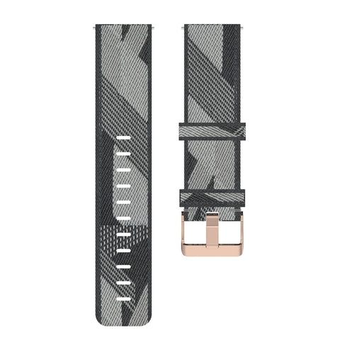 Cinturino in Nylon a Righe da 20mm per Huami Amazfit GTR 42mm, GTS,