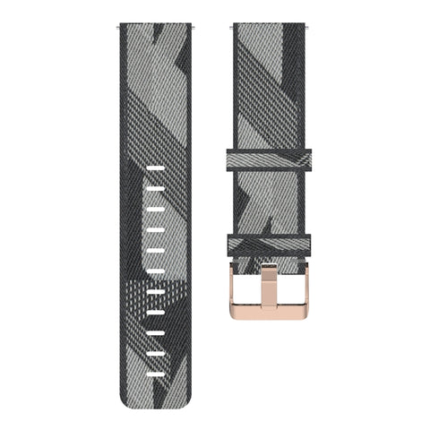 Cinturino in nylon a righe da 20 mm per Galaxy Watch 42 mm, Galaxy