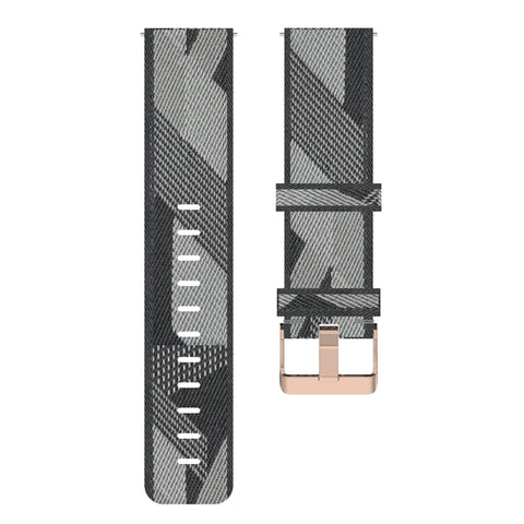 Cinturino in nylon a righe 22 mm per Huawei GT / GT2 e Honor Magic