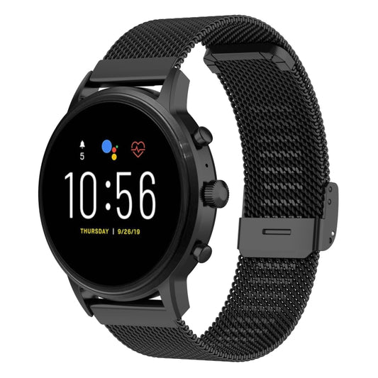 cinturino-per-orologio-con-cinturino-da-polso-in-maglia-metallica-da-22-mm-per-fossil-gen-5-carlyle-gen-5-julianna-gen-5-garrett-gen-5-carlyle-hr - immagine 1