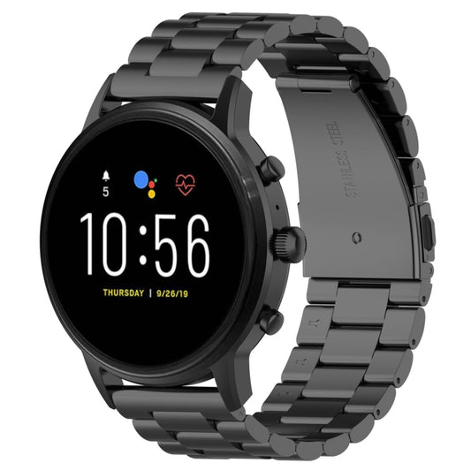 cinturino-da-polso-in-acciaio-da-22-mm-per-fossil-gen-5-carlyle-gen-5-julianna-gen-5-garrett-gen-5-carlyle-hr - immagine 1