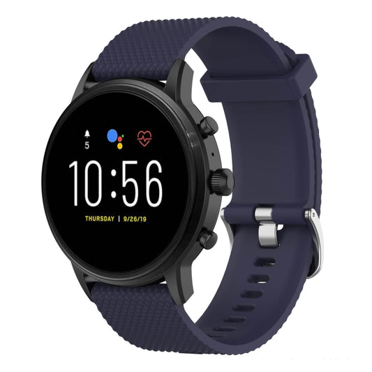 cinturino-per-orologio-con-cinturino-da-polso-in-silicone-con-texture-22-mm-per-fossil-gen-5-carlyle-gen-5-julianna-gen-5-garrett-gen-5-carlyle-hr - immagine 1