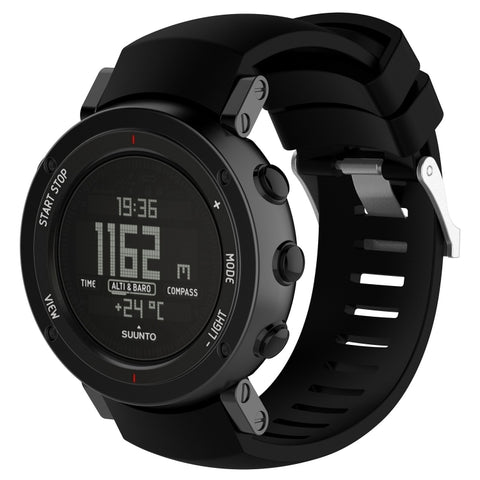 Cinturino in silicone per SUUNTO Core ALU Nero