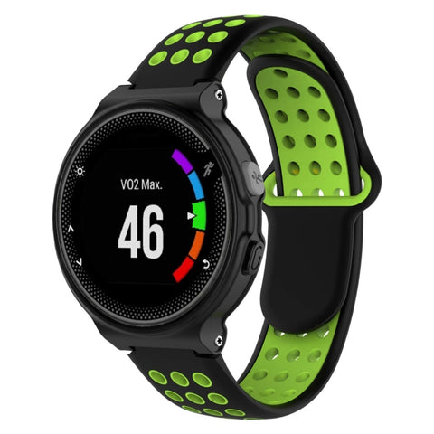 Cinturino sportivo in silicone bicolore per Garmin Forerunner 220 / Approach S5 / S20