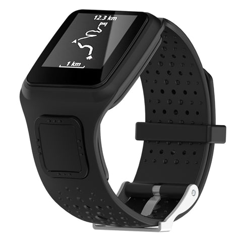 Cinturino sportivo in silicone per TomTom serie 1 Runner / Cardio