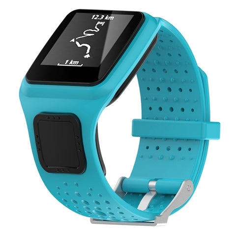 Cinturino sportivo in silicone per TomTom serie 1 Runner / Cardio