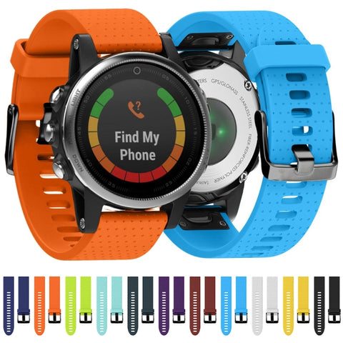 Cinturino per orologio in silicone rimovibile rapido Fenix 5S da 20 mm