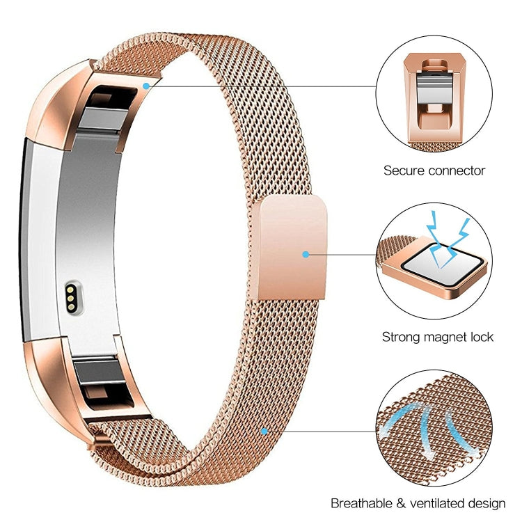 Stainless Steel Magnet Watch Band for Fitbit Alta - Small