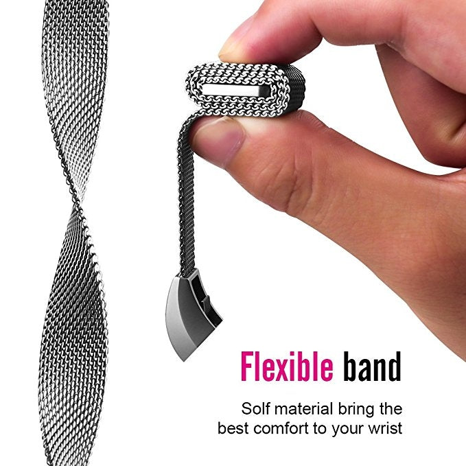 Stainless Steel Magnet Watch Band for Fitbit Alta - Small