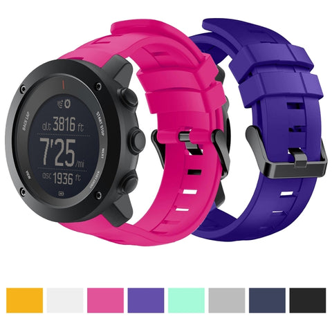 Cinturino in silicone Smart Watch per Suunto Ambit3 verticale