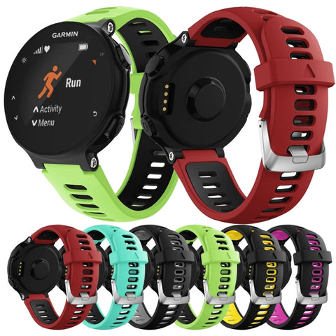 Cinturino in silicone Smart Watch per Garmin Forerunner 735XT