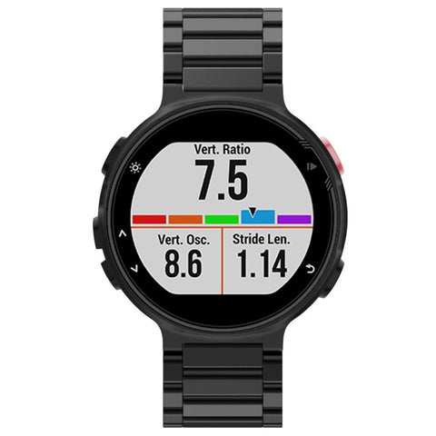Cinturino universale in acciaio per Garmin Forerunner 220, 230, 235,