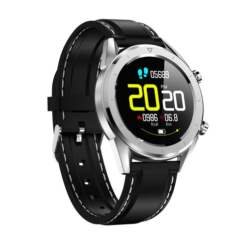Smartwatch con cinturino in silicone impermeabile IP68 DT28 da 1,54 pollici Bluetooth 4.2, supporto promemoria chiamate in arrivo / monitoraggio della pressione arteriosa / pagamento dell'orologio