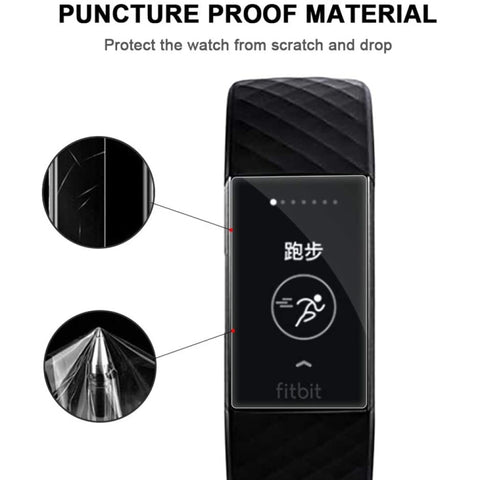 Pellicola in TPU Antideflagrante per Fitbit Charge 3/4 - 5 Pezzi di