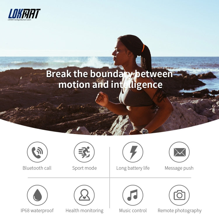 LOKMAT ATTACK 3 Smart Watch with Bluetooth Call Feature