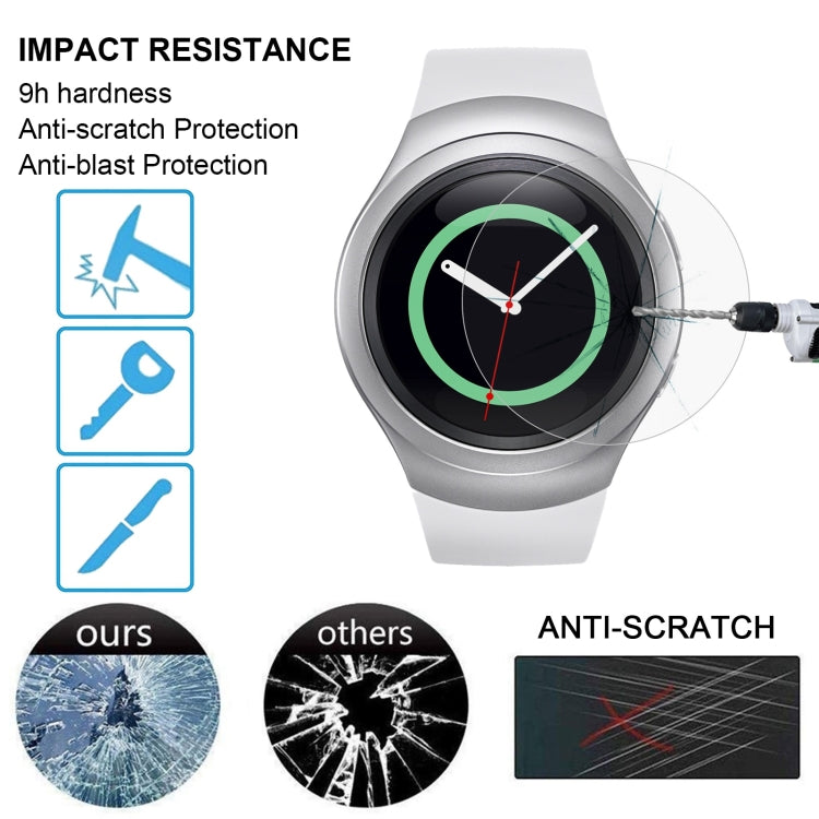 Tempered Glass Screen Protector for Samsung Gear S2 Watch