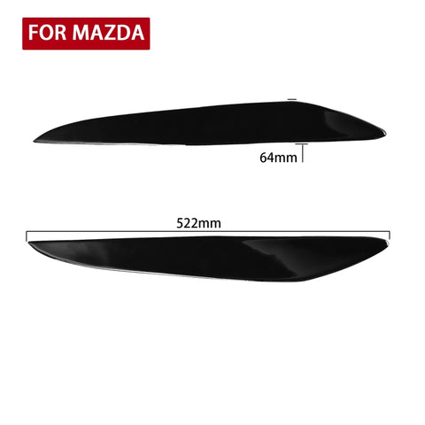 Sopracciglio leggero ABS pour voiture pour Mazda 3 2010-2013, pour Mazda 3 2010-2013