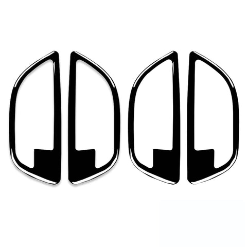 Pour BMW Serie 5 F10 2011-2017 4 pièces Adhésif décoratif pour téléphone portable porte-auto, Guida sinistra e destra universale, Cadre de poignée de porte