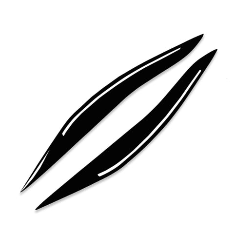 Pour BMW Série 5 F10 2014-2016 Adesivo decorativo per sopracciglio della lampada per auto, guida a destra ea sinistra universale, Pour BMW Série 5 F10 2014-2016 Sourcil de lampe