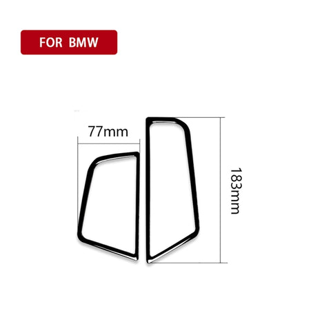 Pour BMW Serie 5 F10 2011-2017 Adhésif décoratif pour corniche uscita aria laterale auto, guide a destra, cadre de sortie d'air latéral, conduite à droite