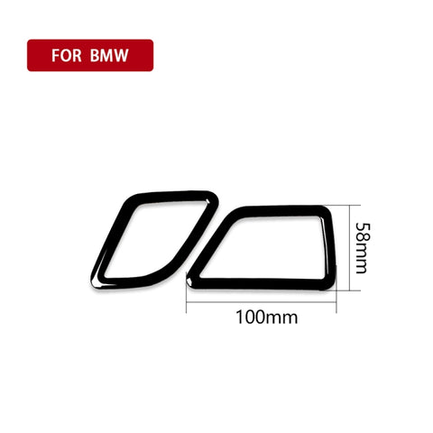Pour BMW Serie 5 F10 2011-2017 Adhésif décoratif pour utiliser l'air de l'instrument automobile, guide vers l'avant, sortie d'instrument, conduite à gauche