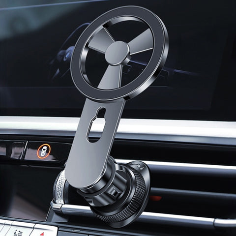 Supporto per telefono da auto F73 MagSafe con aspirazione magnetica girevole a 360 gradi, F73
