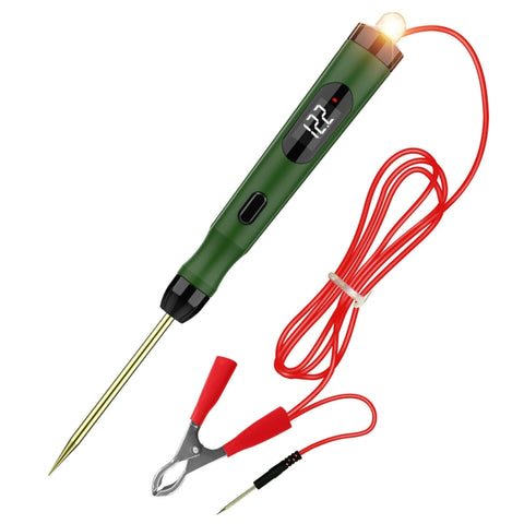 Instrument de mise en tension de la tension de voiture positive avec affichage numérique pour auto TopDiag P50 avec lumière, TopDiag P50
