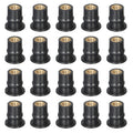 M5 Universal Motorcycle Windshield Brass Nuts - 20 Pack