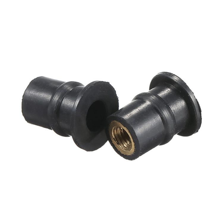 M5 Universal Motorcycle Windshield Brass Nuts - 20 Pack