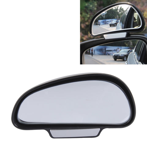 3R-091 Specchio grandangolare regolabile per punto cieco dell'auto, retrovisore sinistro, 3R-091 (Black)