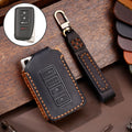 Lexus 4-Button Cowhide Leather Key Cover - Durable