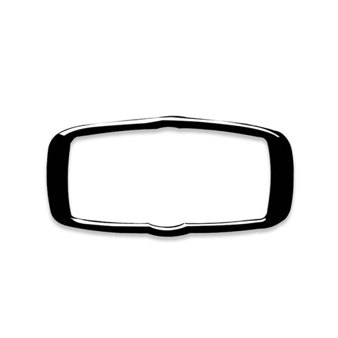 Adesivo decorativo per cornice interruttore fari auto per BMW 2008-2013 X5 E70 / X6 E71 / Serie 5 E60 2008-2010, guida a destra e a sinistra universale, Headlight Switch Frame