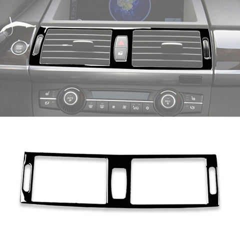Adhésif décoratif pour sortie d'air centrale de voiture pour BMW X5 E70 2008-2013 / X6 E71 2009-2014, guide de sortie d'air universel, sortie d'air centrale