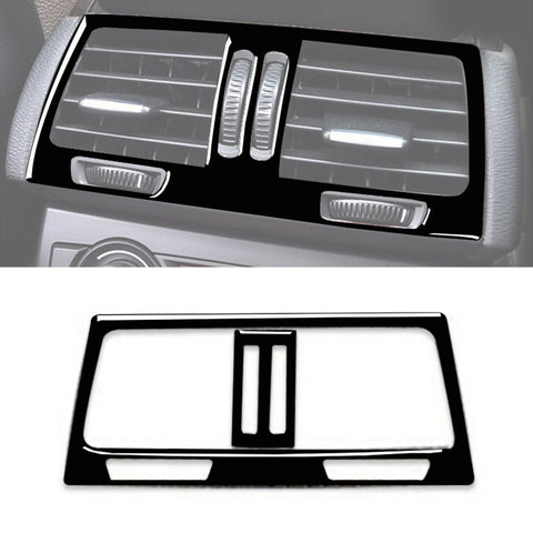 Adhésif décoratif pour support d'air pour siège postérieur pour voiture type C pour BMW E70 X5 / E71 X6 2009-2013, guide pour destra ea sinistra universale, grille d'aération arrière type C