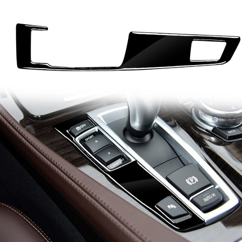 Adesivo decorativo a chiave singola per panneaullo ingranaggi guida sinistra for BMW Serie 5 F10 2011-2017, For Series 5 F10 Single Key, Left Drive