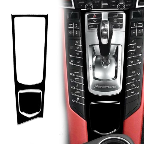 Adhésif décoratif pour panneau multimédia central avec guide latéral pour Porsche Panamera 2010-2016, pour Panamera 2010-2016, panneau multimédia, conduite à gauche