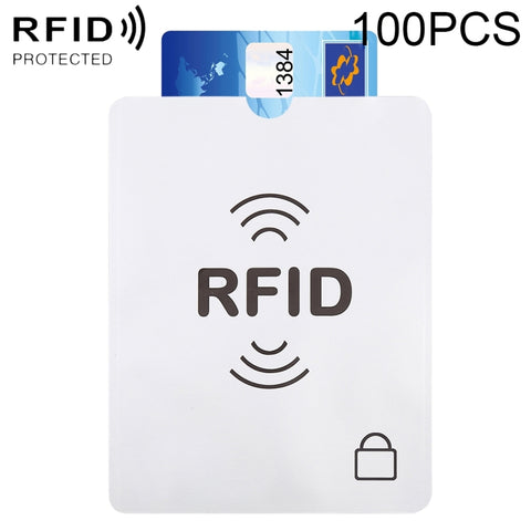 Protettore per libretto di passaporto con custodia antifurto RFID in foglio di alluminio da 20 pezzi, dimensioni: 13,5 * 10,5 cm, RFID 100pcs