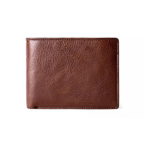 8016 Porte-cartes pour homme avec plus de détails sur la carte en peau de vache rétro, avec porte-carte amovible, 8016