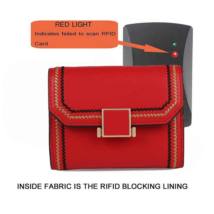 Stylish Cowhide Leather RFID Wallet for Women - Multiple