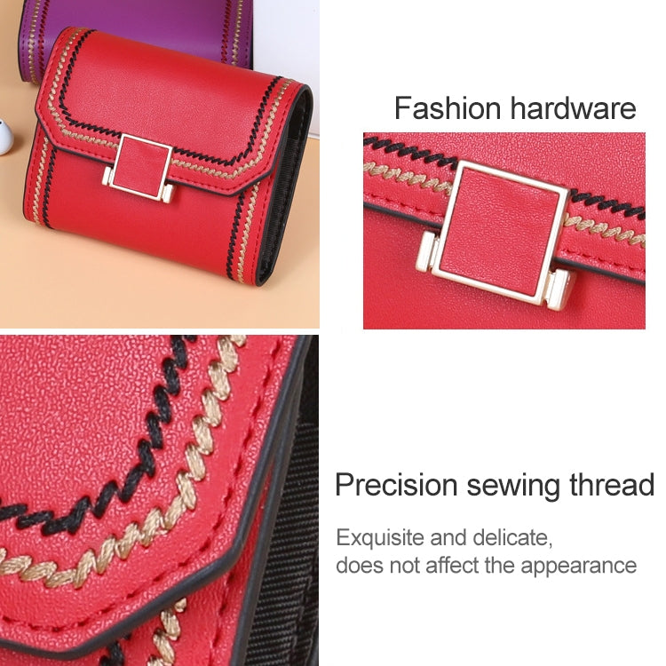 Stylish Cowhide Leather RFID Wallet for Women - Multiple
