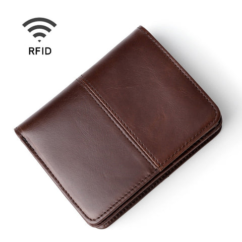 Portamonete multifunzionale en peau cerata TP-195 Portafoglio en peau RFID